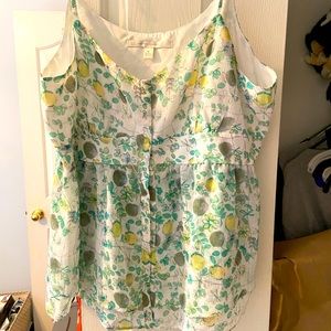 LC Sleeveless Lemon and Lime Top